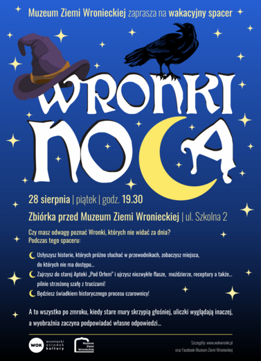 Muzeum Ziemi Wronieckiej zaprasza na spacer "Wronki nocą"