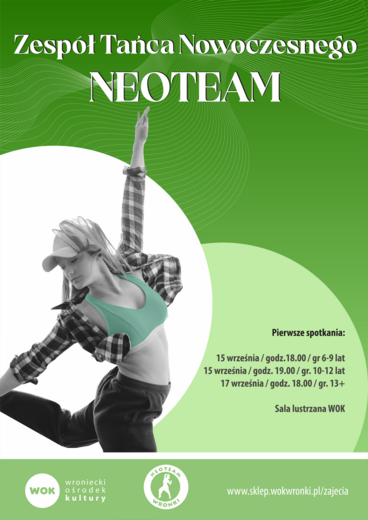 Pierwsze otwarte zajęcia w Zespole Tańca Nowoczesnego NEOTEAM