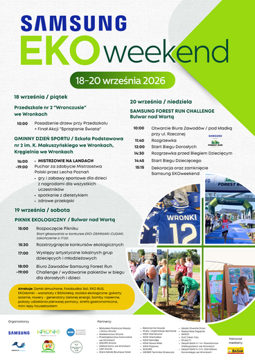 Zapraszamy na SAMSUNG EKO WEEKEND!