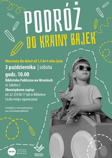 "Podr&oacute;ż do krainy bajek" - warsztaty dla dzieci w Bibliotece