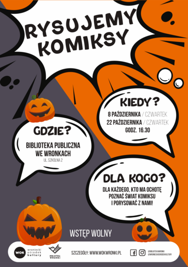 Warsztaty rysowania komiks&oacute;w w Bibliotece