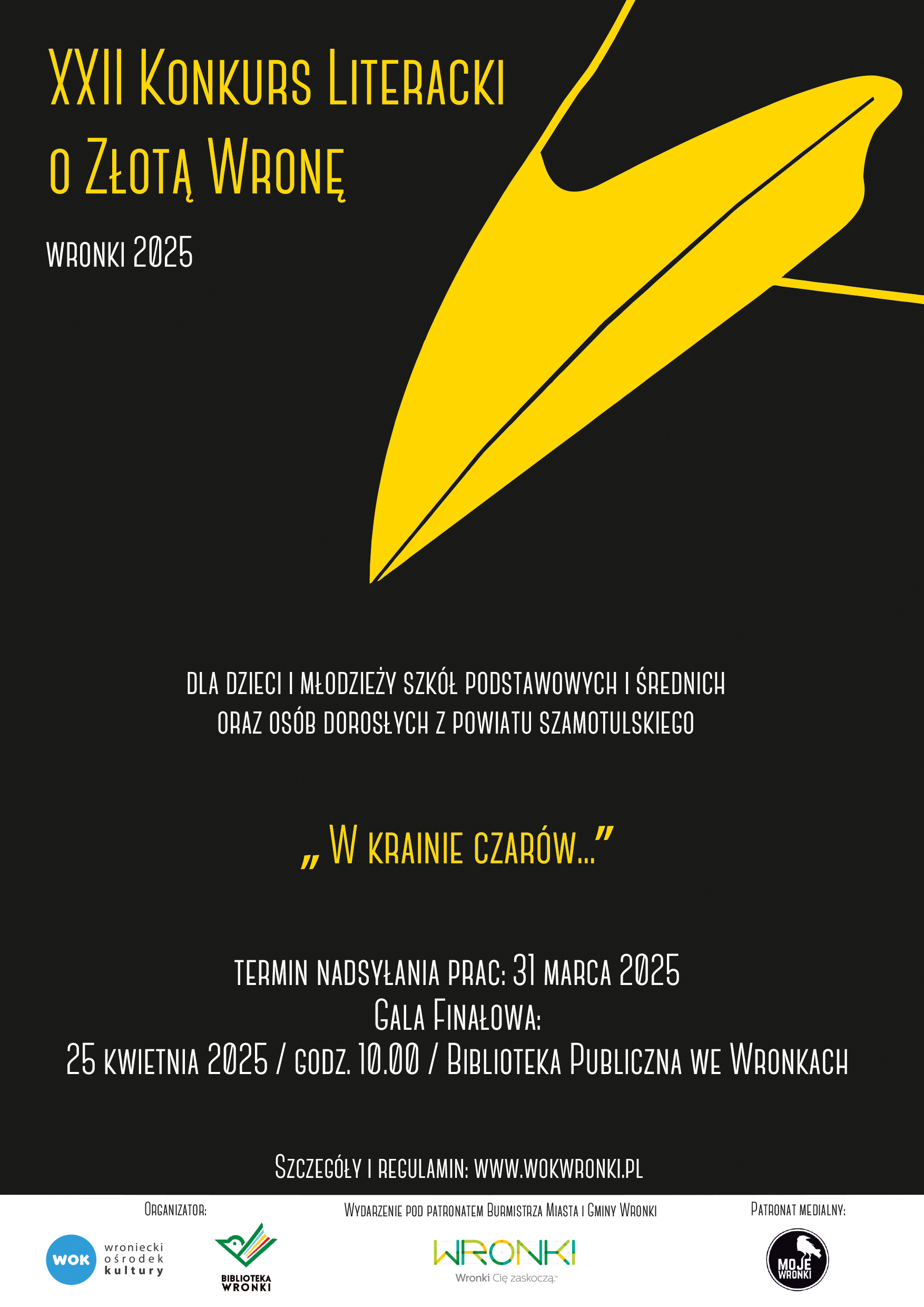 XXII_konkurs_literacki_o_złotą_wronę_plakat_A3_