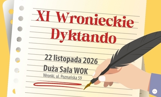 Zdjęcie do Ruszyły zapisy na XI Wronieckie Dyktando