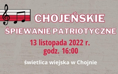 Zdjęcie do Chojeńskie śpiewanie patriotyczne