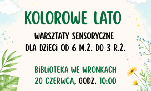 Zdjęcie do Warsztaty sensoryczne z Biblioteką we Wronkach